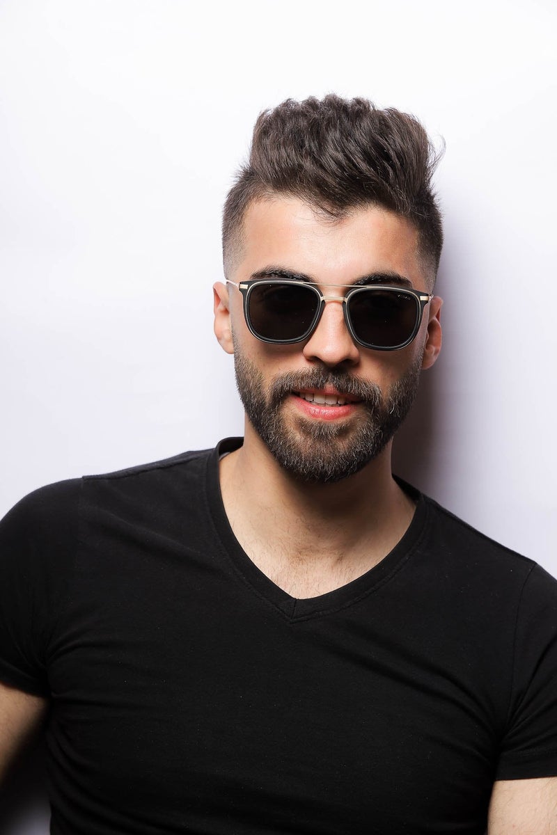 VEGAS Full Rim Square Men Grey  Sunglasses V2049 S C6 - Image 1